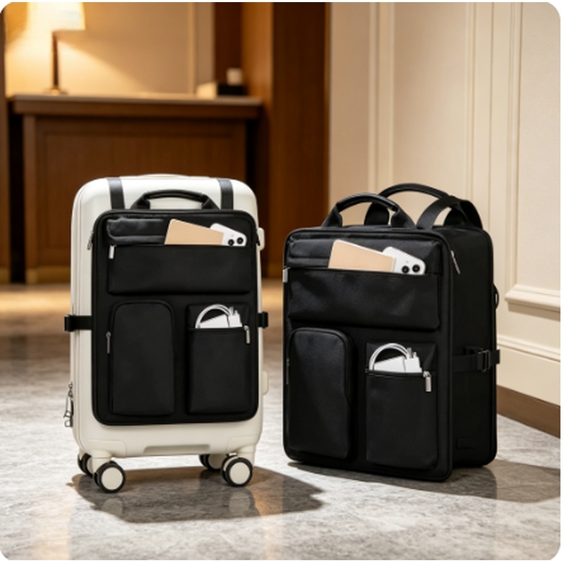 Travel Luggage Set - 다용도 포켓 수납 가방, 튼튼한 충격