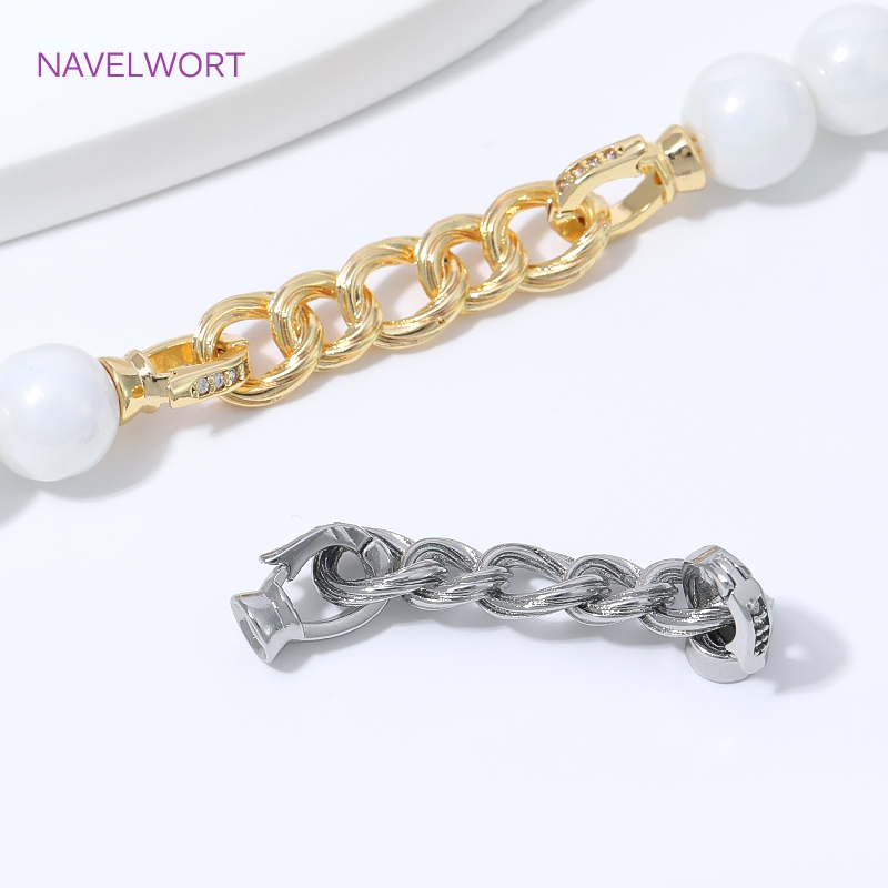 Gold Plated Jewelry - 18K 금도금 꼬임 로프 주얼리 클라스프,