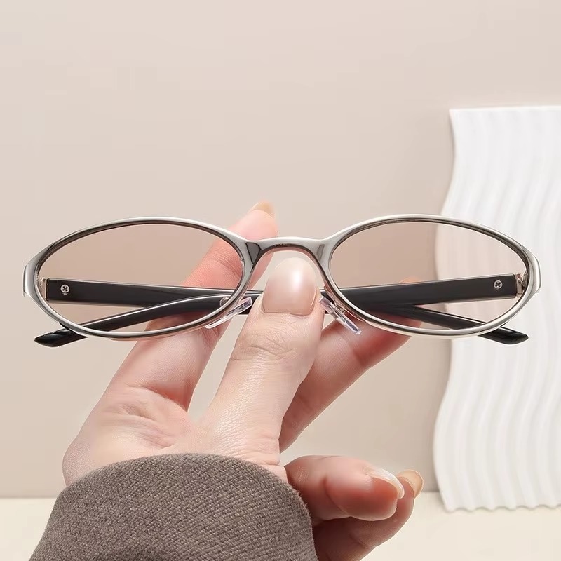 레트로 스타일의 타원형 디자인 선글라스, 여성용, 새로 - Designer Sunglasses 리뷰 및 가격