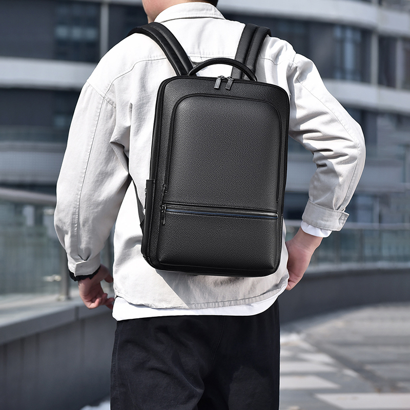 남성용 PU 가죽 배낭, USB 충전, 패션 이그제큐티 - Leather Briefcase 리뷰 및 가격