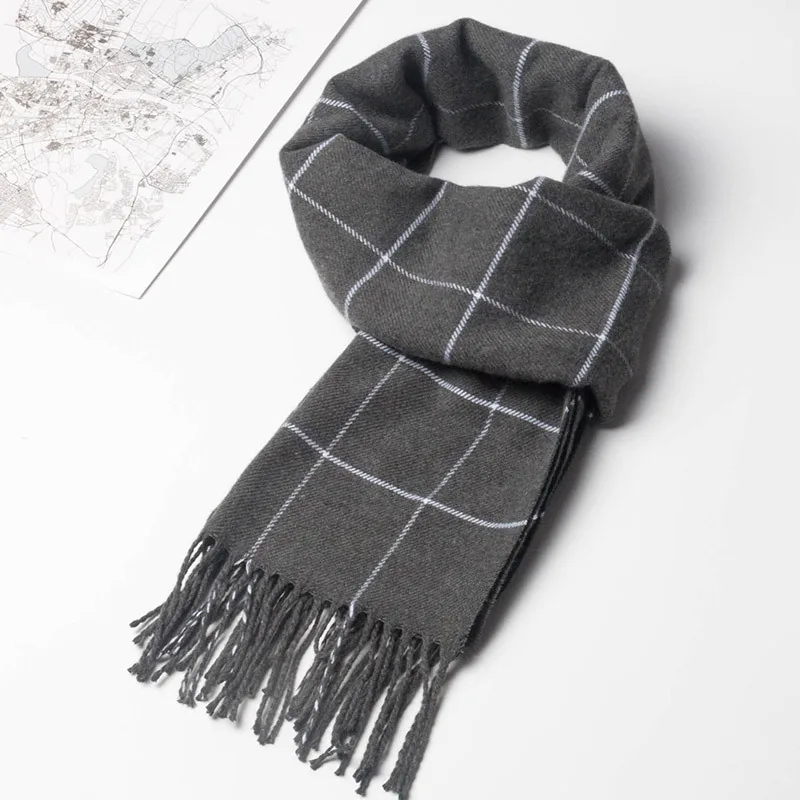 2023 새로운 겨울 남성 스카프 따뜻한 캐시미어 스카 - Cashmere Scarf 리뷰 및 가격