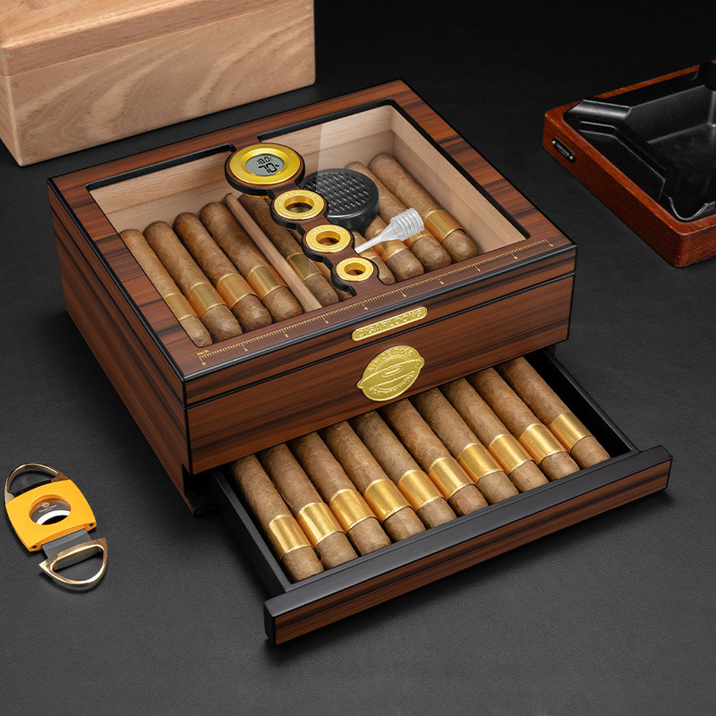 고급 수제 시더우드 시가 휴미더 박스, 30/40/50 - Luxury Gift Set 리뷰 및 가격