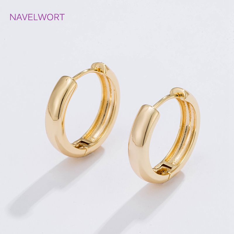 6가지 사이즈의 금도금 원형 후프 귀걸이 여성용 선물, - Gold Plated Jewelry 리뷰 및 가격