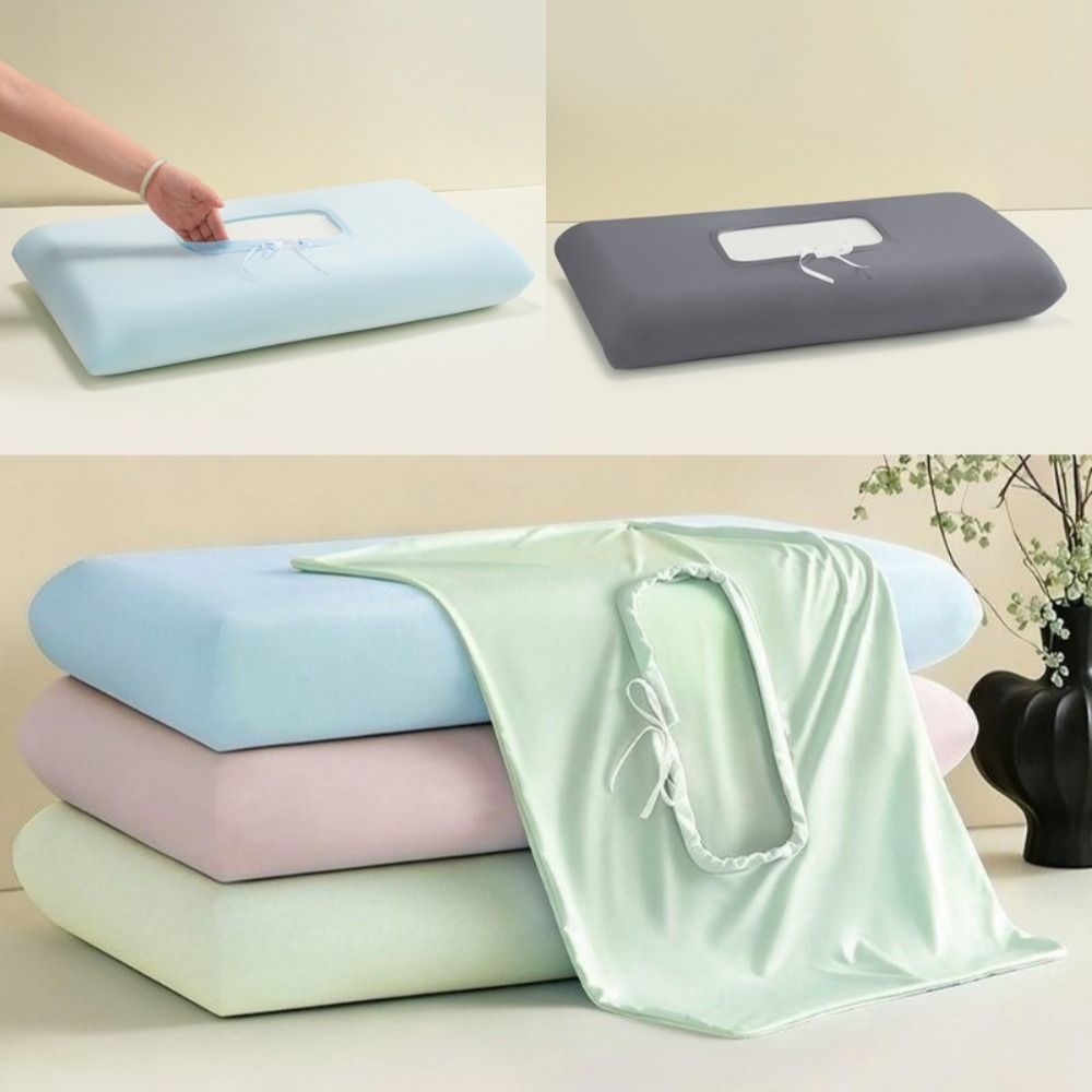 새로운 아이스 필 실크 베갯잇 폴리에스터 헤어 스킨 케 - Silk Pillowcase 리뷰 및 가격