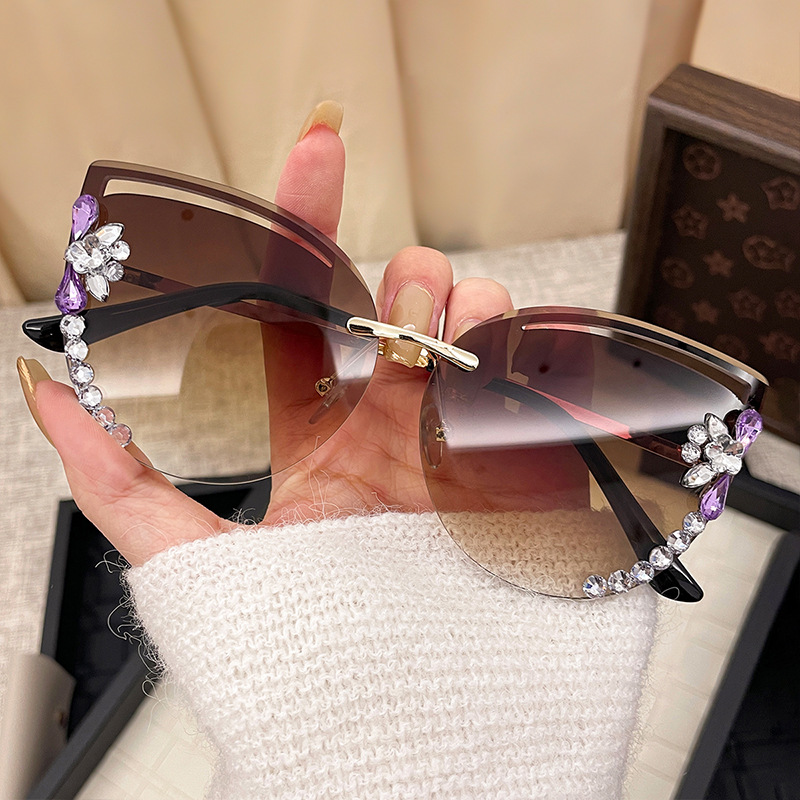 패션 오버사이즈 선글라스 여성 UV400 선글라스 빈티 - Designer Sunglasses 리뷰 및 가격