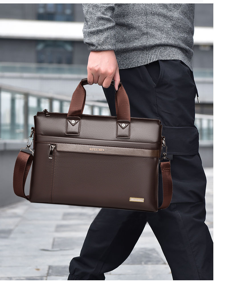 2026년 신형 럭셔리 브랜드 남성 핸드백 가죽 노트북 - Leather Briefcase 리뷰 및 가격