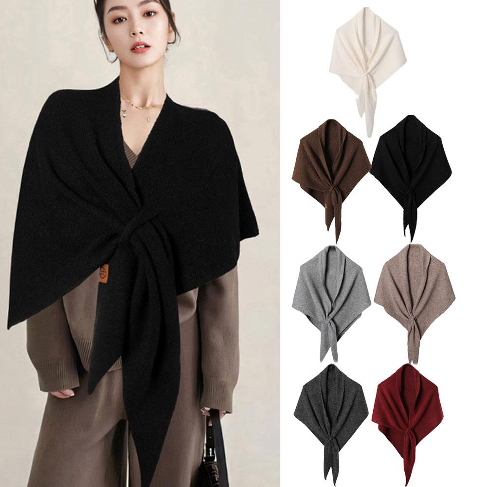 가을&겨울 신상 여성용 목도리 울 혼방 삼각형 숄 여성 - Cashmere Scarf 리뷰 및 가격