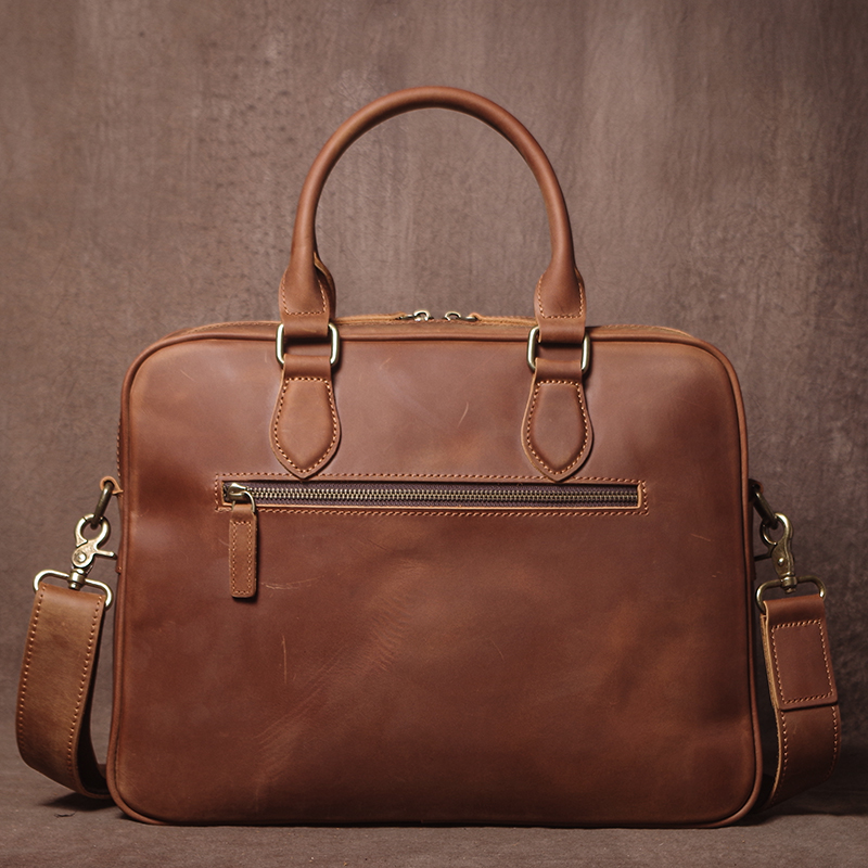 GURO 남자 크레이지 호스 소 가죽 서류 가방 럭셔리 - Leather Briefcase 리뷰 및 가격