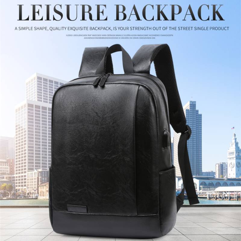 남자 유행 배낭 PU 가죽 가방 서류 가방 사무실 캐주 - Leather Briefcase 리뷰 및 가격