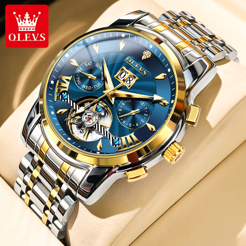OLEVS 남성 시계 럭셔리 패션 고급 스틸 스트랩 캘 - Luxury Watch Men 리뷰 및 가격