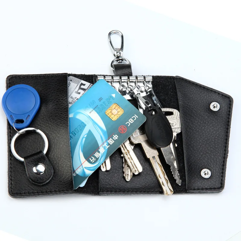 정품 가죽 키체인 남성용 키홀더 오거나이저 파우치 자동 - Leather Wallet Men 리뷰 및 가격