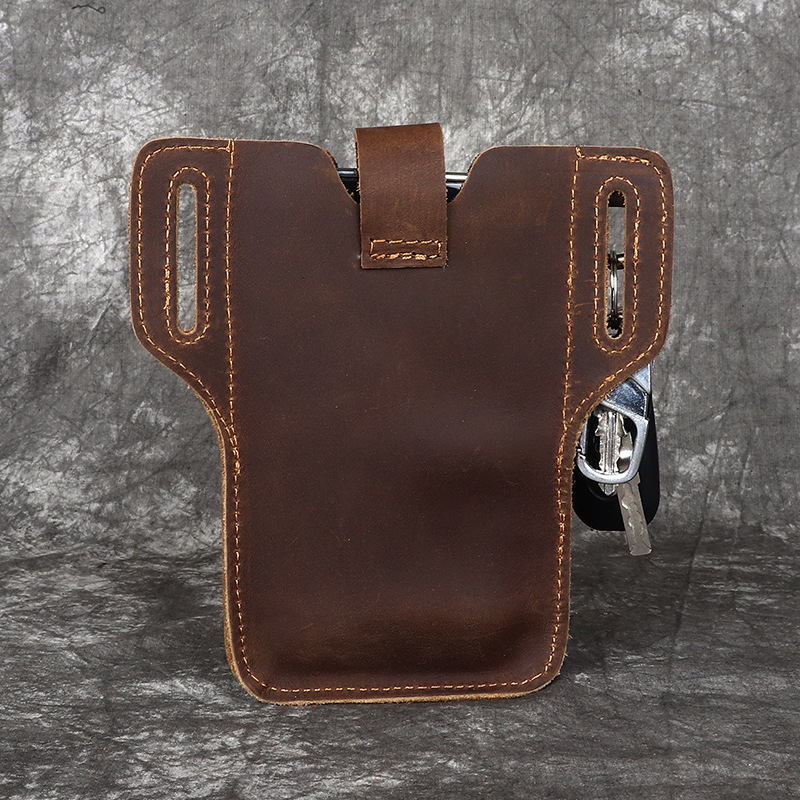 신형 남성용 가죽 휴대폰 지갑, 최고급 소가죽, 야외  - Leather Wallet Men 리뷰 및 가격