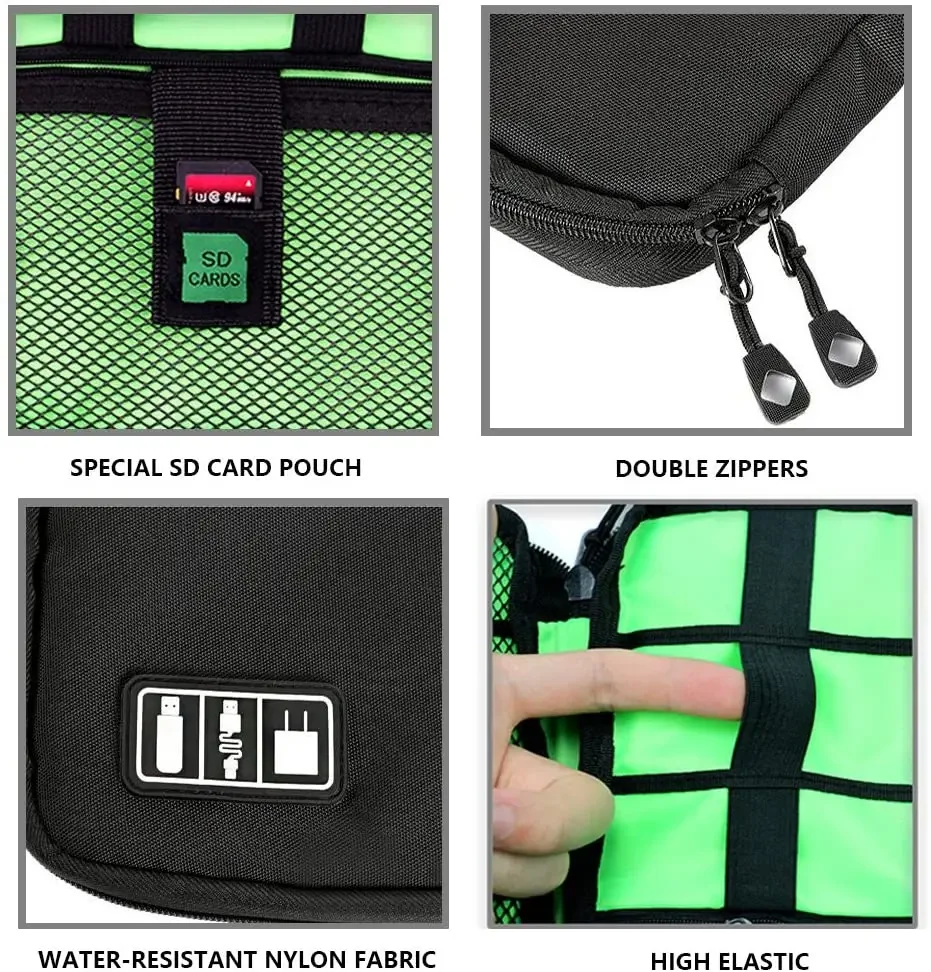 케이블 정리 보관 가방 시스템 키트 케이스 USB 데이 - Travel Luggage Set 리뷰 및 가격